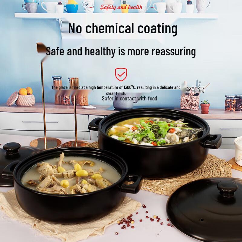 HuaMeiGuan High-Temperature Ceramic Casserole Pot