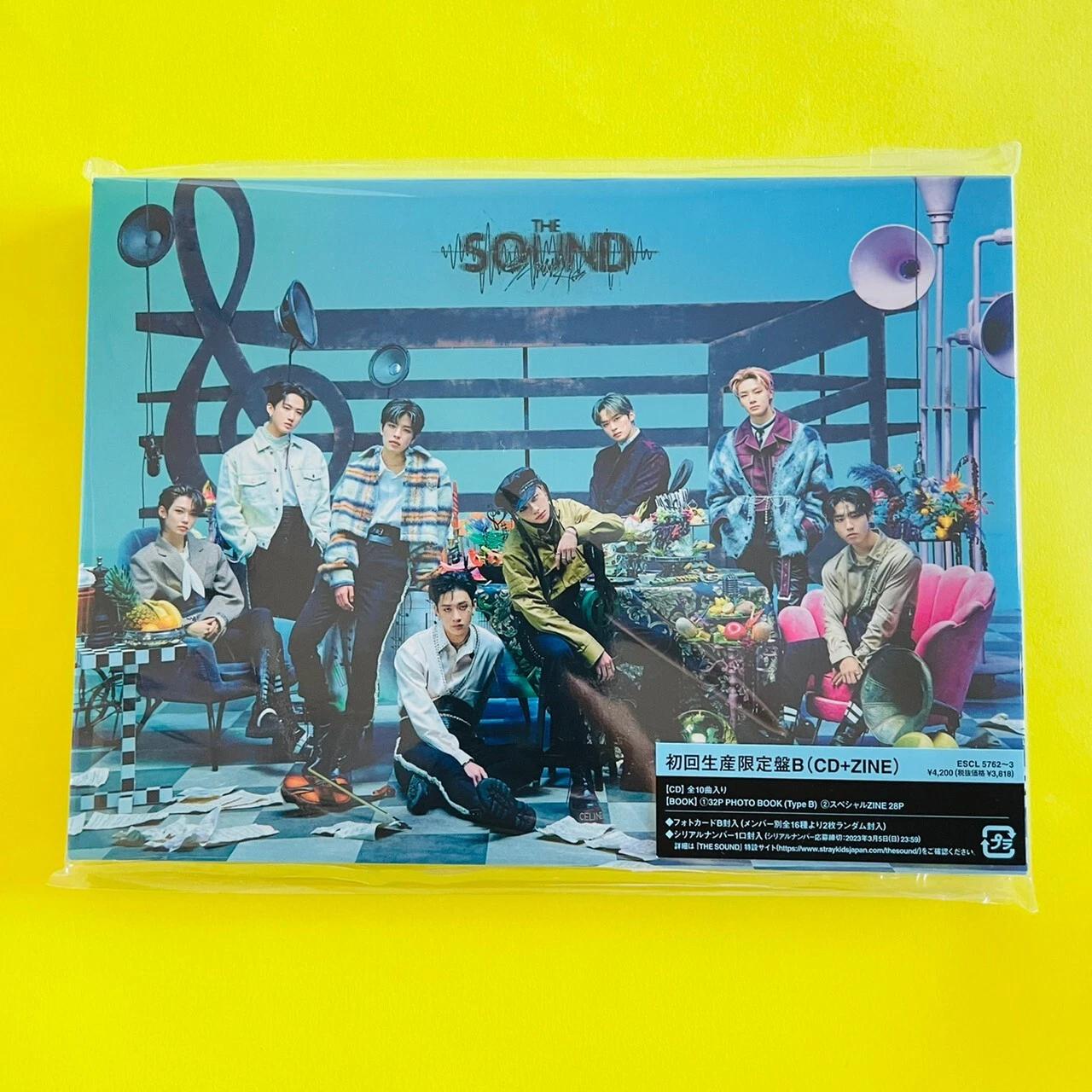 STRAY KIDS THE SOUND Япония 1-й Полноформатный АЛЬБОМ CD ОФИЦИАЛЬНЫЙ LTD B