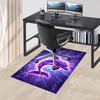 Electric Dolphin Chair Mat: Office Carpet, Oversized Rug for Home Decor, Sofa Mat, Desk Pad Gift Suitable for Bedroom, Living Room, Any Room