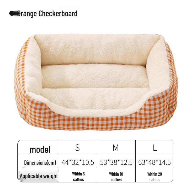 Ganzjahres-Warmes Hundebett für Kleine & Mittelgroße Hunde - Haustierkennel & Schlafplatz