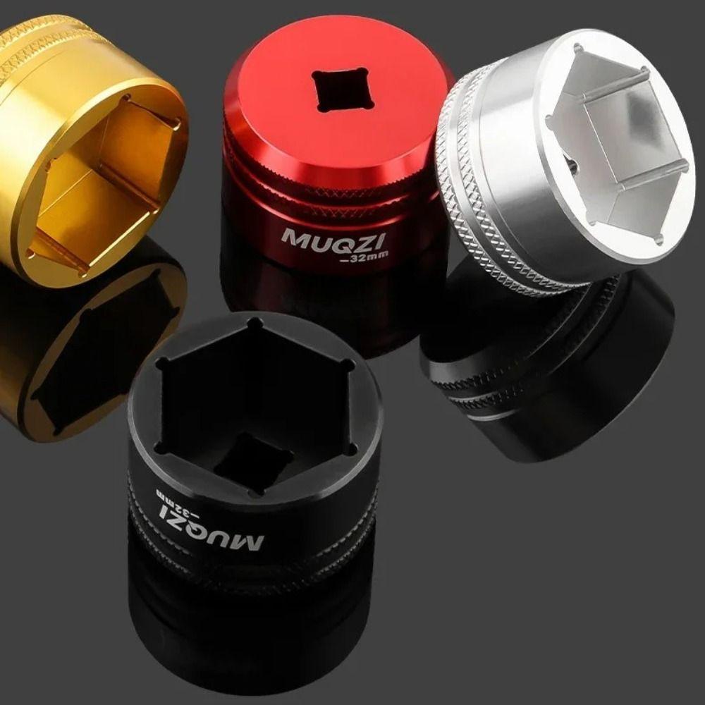 26/28/32mm Fork Top Cap Tool Aluminum Alloy Bike Flat Socket Tool New Fox Fork Suspension