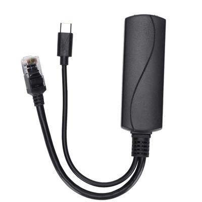 POE Splitter RJ45 Interface Isolation Protection Support IEEE 802.3af 48V To 5V Splitter for Homes