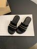 Platform Slippers Women Wear New Fairy Wind One-word Sandals Holiday Beach Shoes In Summer