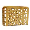 Tabletop Napkin Holder Stainless Steel Hollowed Metal Paper Napkin Holder Tissue Dispenser for Kitchen Countertop Bar