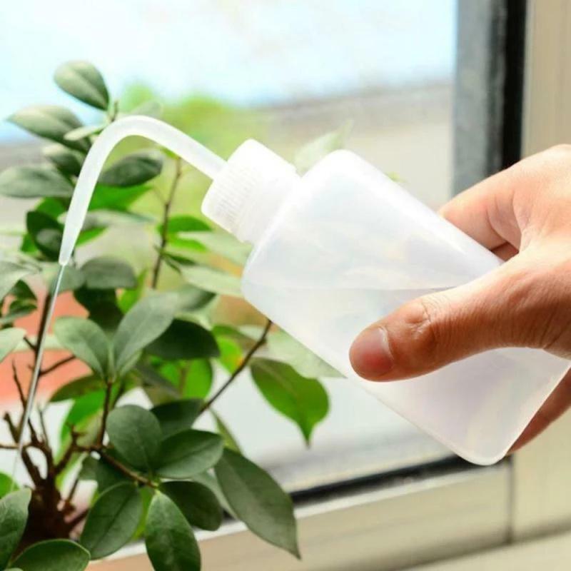 250/ 500ML Succulents Bonsai Plant Flower Watering Can Squeeze Bottles with Long Nozzle Water Beak Gardening Tool
