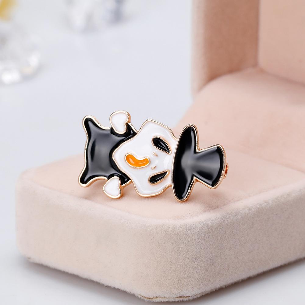 Women Cartoon Halloween Ghost Brooch Elegant Fashion Breastpin