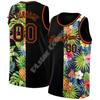 Free Custom Name Colorful Vintage Basketball Jersey Shirts Breathable Drop Shipping Summer Casual Tank Top Sleeveless