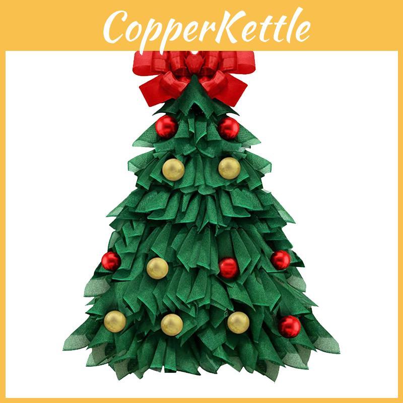 Exquisite Christmas Tree Wreath Farmhouse Ornament For Festive Home Decor