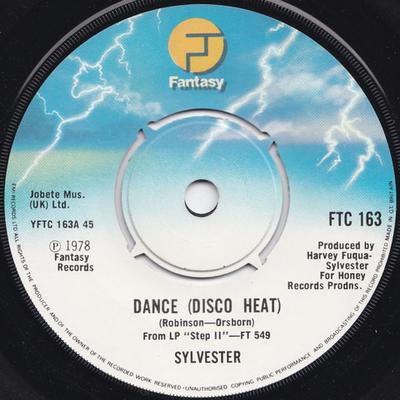 7inch Record SYLVESTER - Dance (Disco Heat) FTC163 Fantasy 1978 UK Soul/Funk Used
