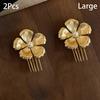 2/3Pcs Deluxe Pearl Flower French Style Hair Comb For Women Retro Court Luxury Noble Hairclip Elegant Fashion Hair Accessories