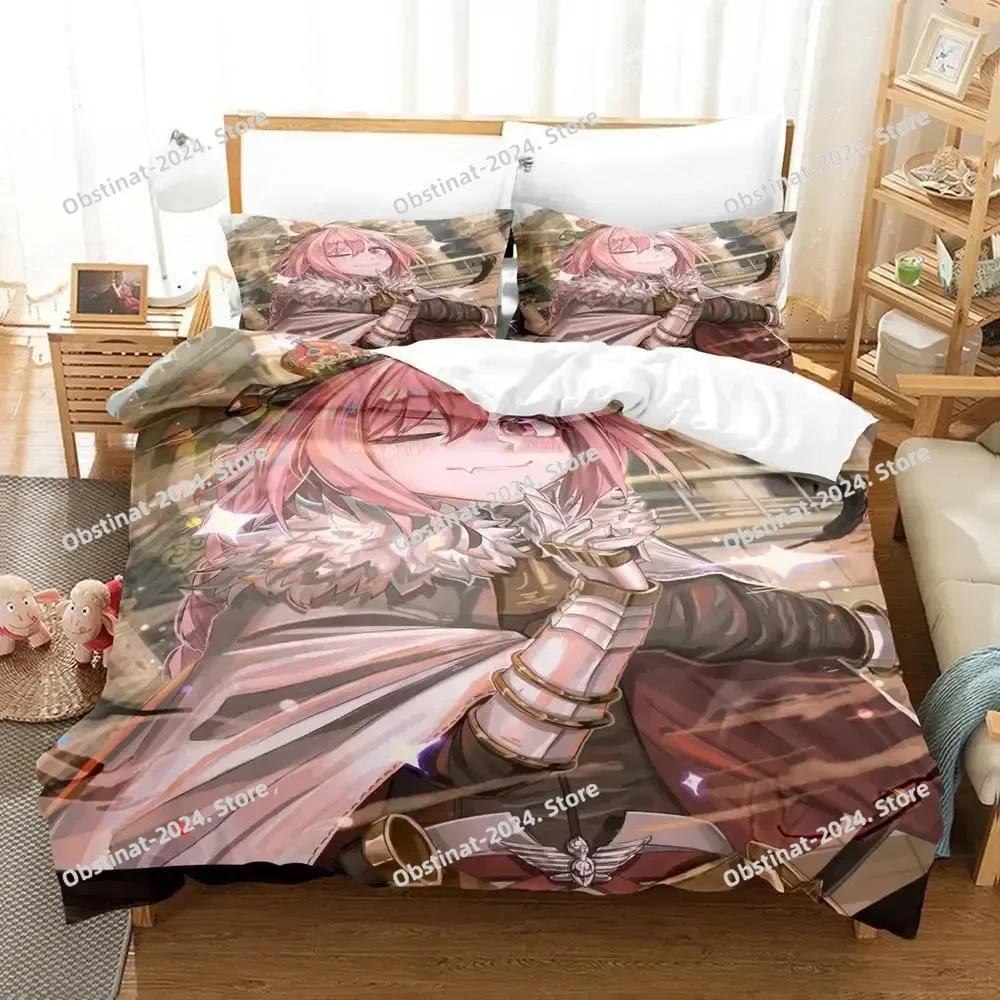 New Anime Fate - Astolfo Bedding Set Printed Bed Set With Pillowcase Bed Duvet Cover Soft Single Double Queen Super King Size