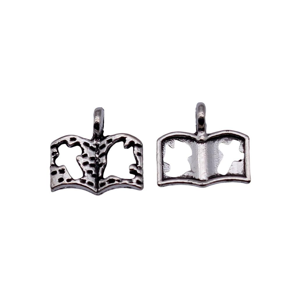 Fish Bone Charms Multi Color Alloy Pendants For Ocean Themed DIY Jewelry Accessories