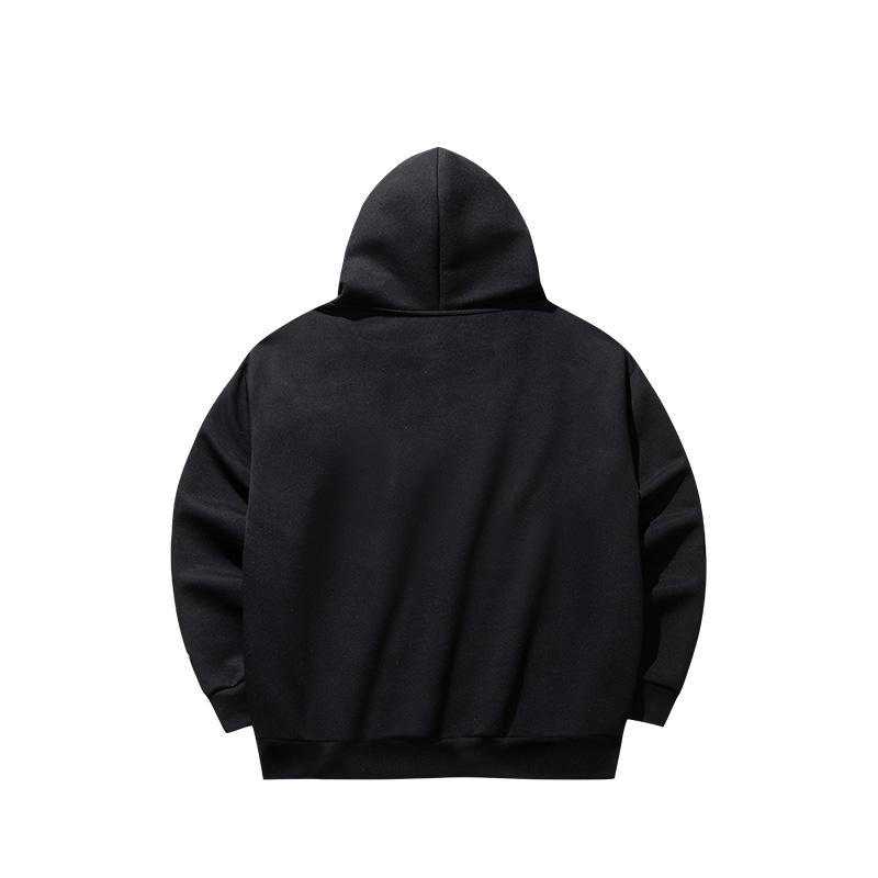 Anta Basketball Series Hooded Pullover Sweatshirt Unisex Sweatshirt Black 172511723S-3