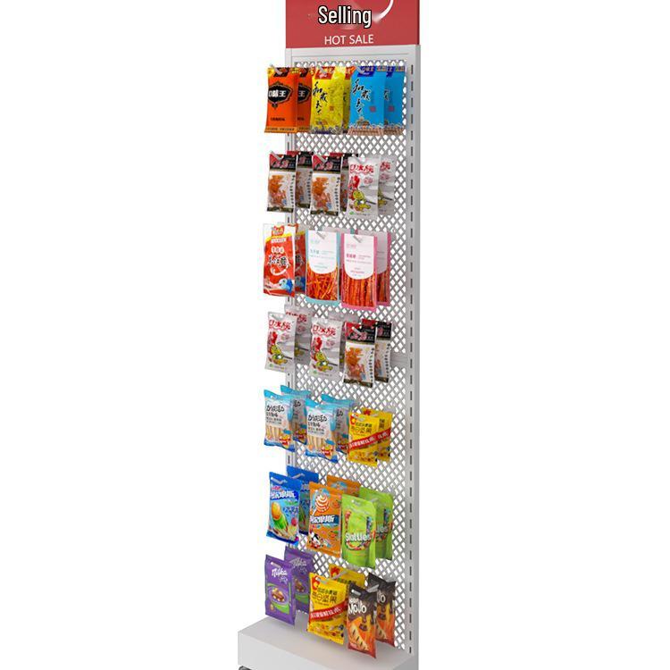 Scaffale per snack: Espositore per Strisce Piccanti per Negozi di Convenienza