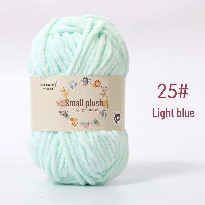 Little Velvet Chunky Yarn for DIY Knitting & Crochet - Cute Baby Crafts, Scarves, Dolls & Shoes