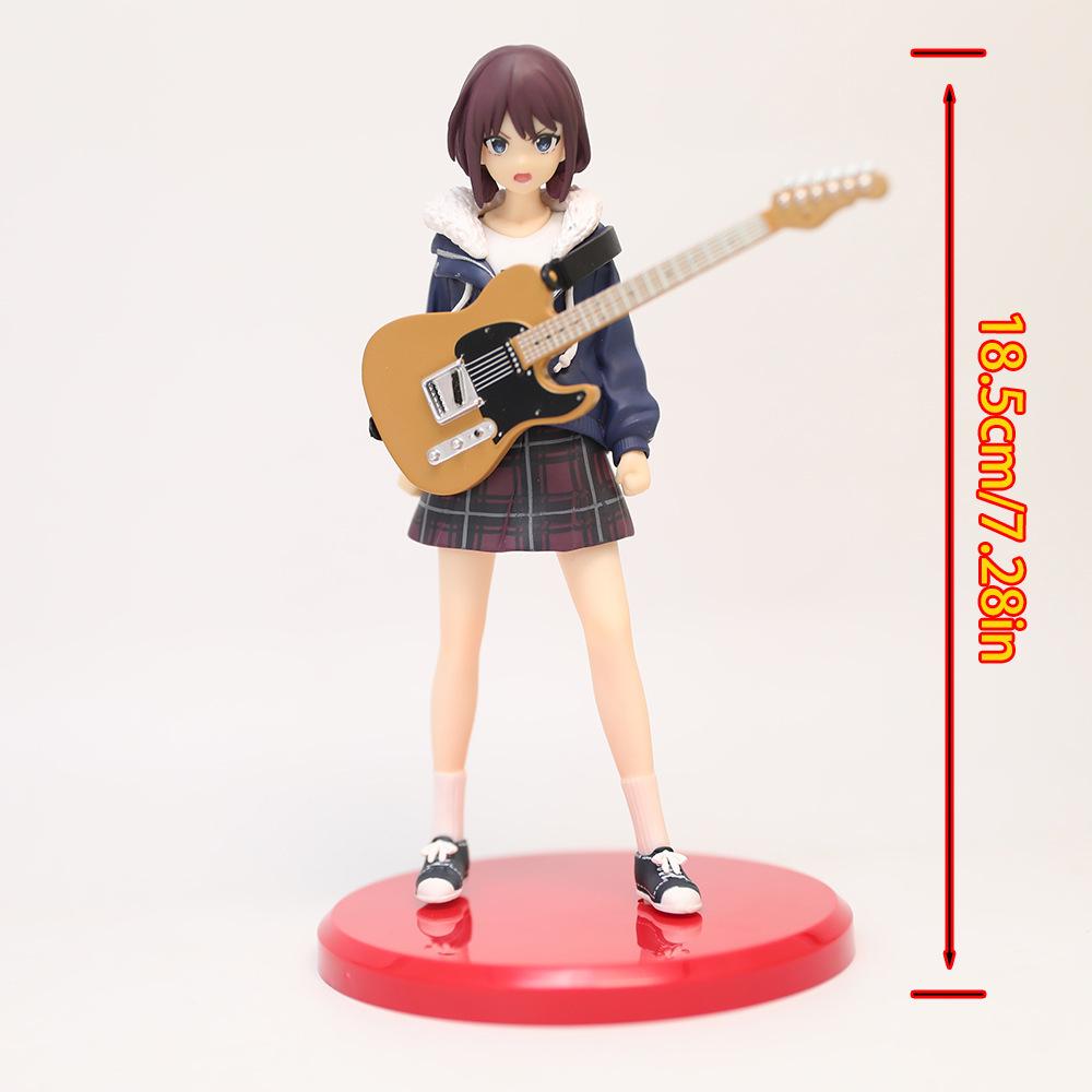 Cute Girls Band Cry Lead Singer Iseri Nina Figure Toy Desktop Collection Ornaments Gifts