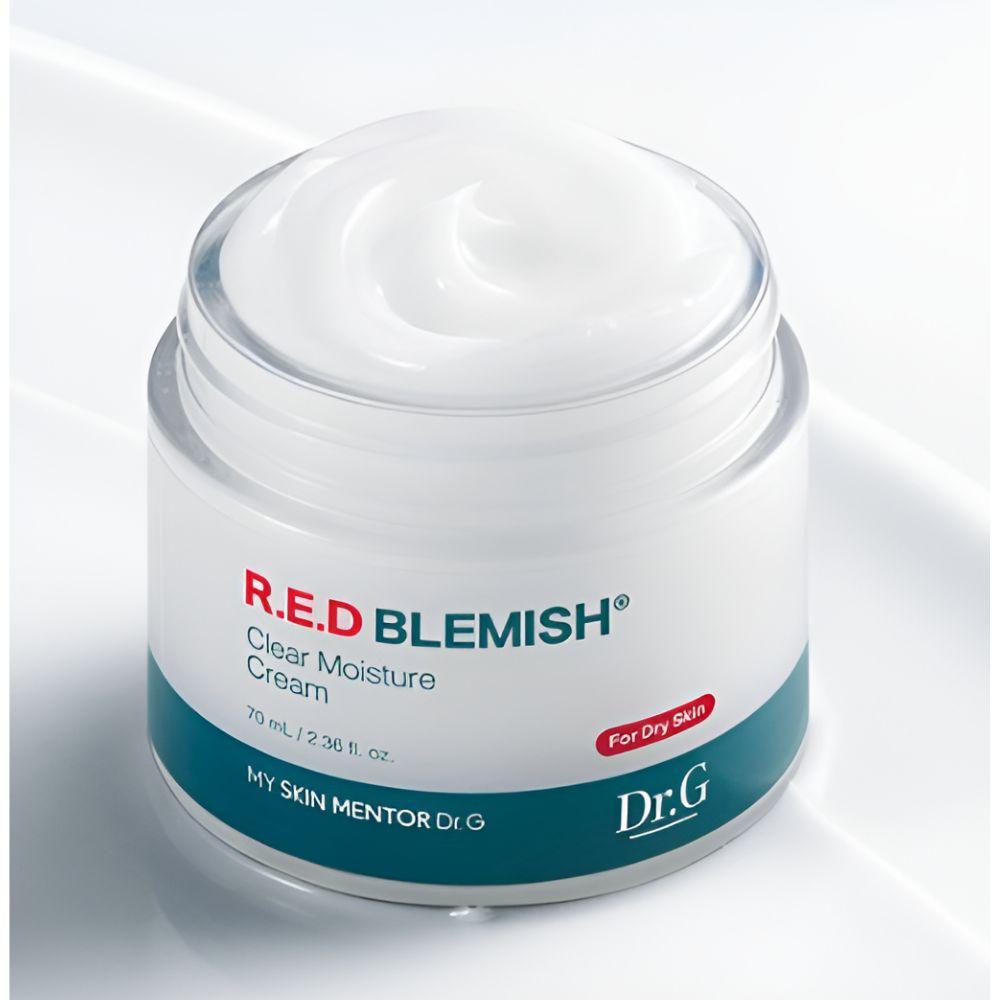 Dr.G Red Blemish Clear Moisture Cream Cica Hydrating Sensitive Skin Moisturizer 70ml