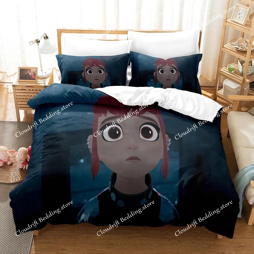 3D Printing Anime The Nimona Bedding Set Boys Girls Twin Queen Size Duvet Cover Pillowcase Bed Kids Adult Fashion Home Textiles