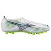 Mizuno AG Short Rubber Studs FG Long Rubber Studs Slip Resistant Breathable Soccer Shoes Unisex Silver White Green Mizuno P1GA2561-09