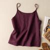 Southeast Asia Plus Size Cotton Linen Japanese Camisole