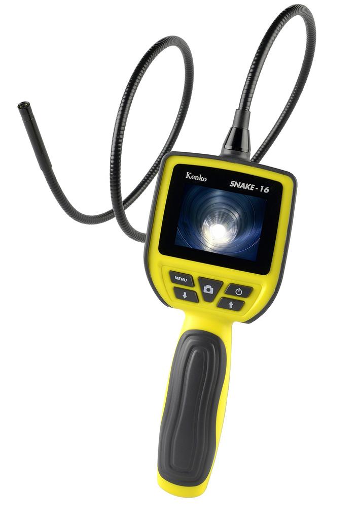 KENKO Snake Camera Waterproof Flexible Tube Inch Monitor with LED Light 434994 SNAKE-16 2.5