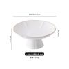 High Footed Tea Snacks Cold Dishes Buddhist Mood Sacrificial Plate Hotel Club Creative Tableware High Plates Dim Sum Snack Plate