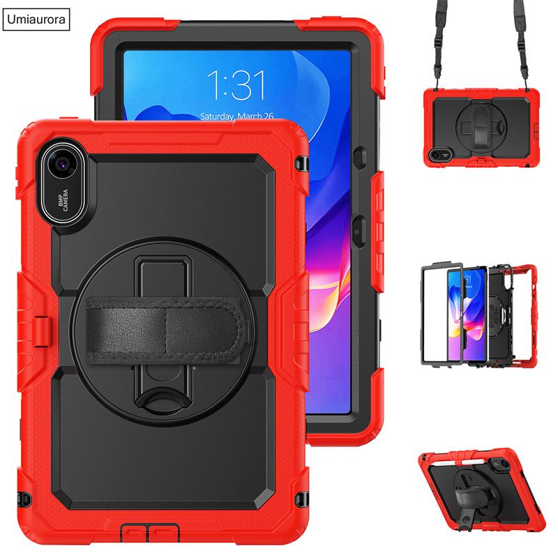 For Xiaomi Redmi Pad2 Pad 2 11 Inch 2025 Shockproof Silicon PC Hybrid Tablet Cover Stand Hand Shoulder Strap Rugged Case Funda