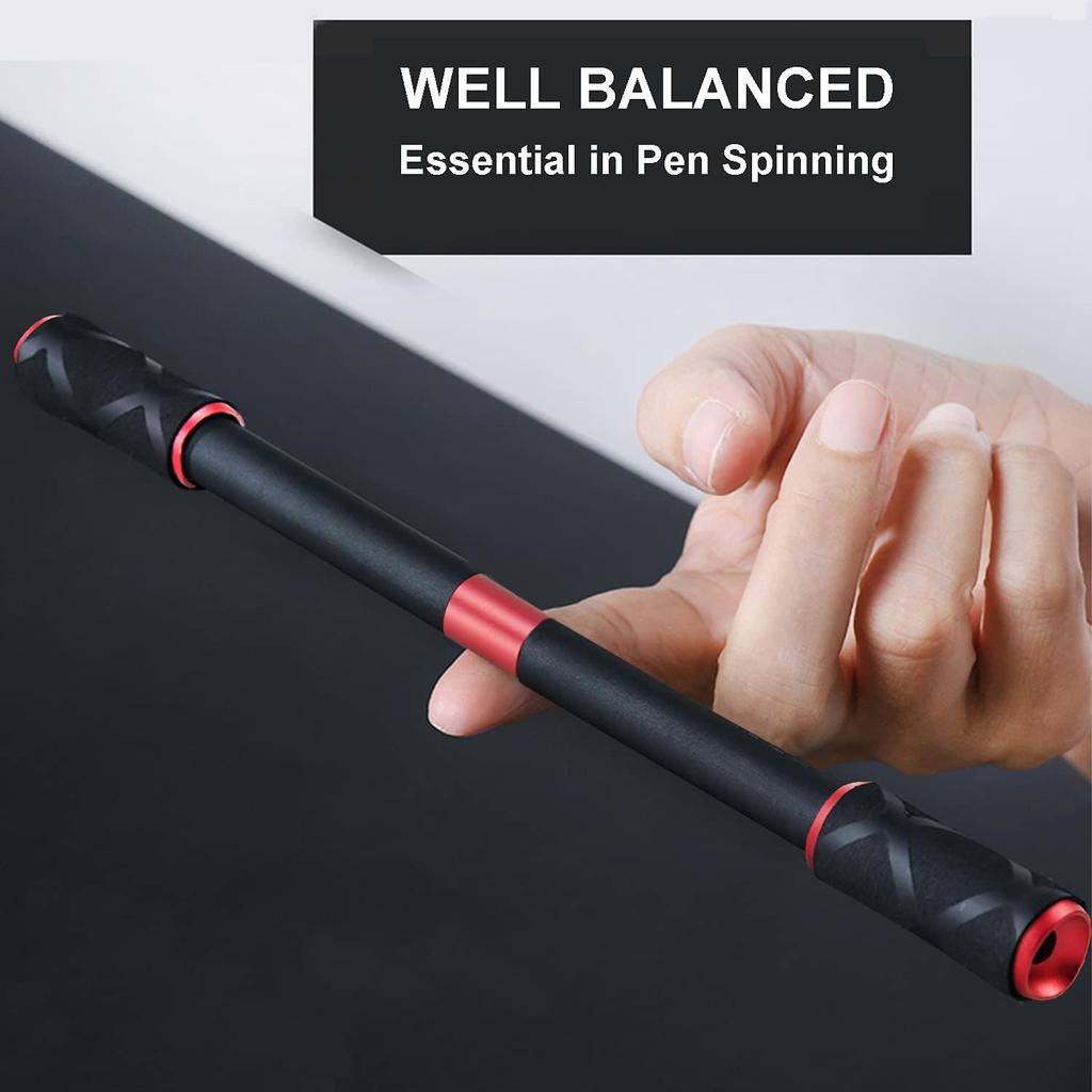 Pen Spinning Pens Mod Spin Pen Spinner Penspinning Mods Metal Weighted, Black Red