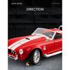 1/22 Ford 1965 Shelby Cobra 427 S/C Alloy Roadster Sports Car Model Diecast Metal Classic Car Vehicle Model Sound Light Kids Toy Gift