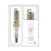 4PCS SP-535 CYFS12Y1 Iridium Spark Plug For Ford C-MAX Lincoln MKZ Fusion CYFS 12 Y1 SP535 CYFS-12-Y1 SP 535