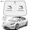 AEQTV1 For Tesla Model Y 3 2016-2022 2023 2024 Car Sun Shade Front Window Shade Cover Visor Windshield Sunshade Model 3 Y  Accessories