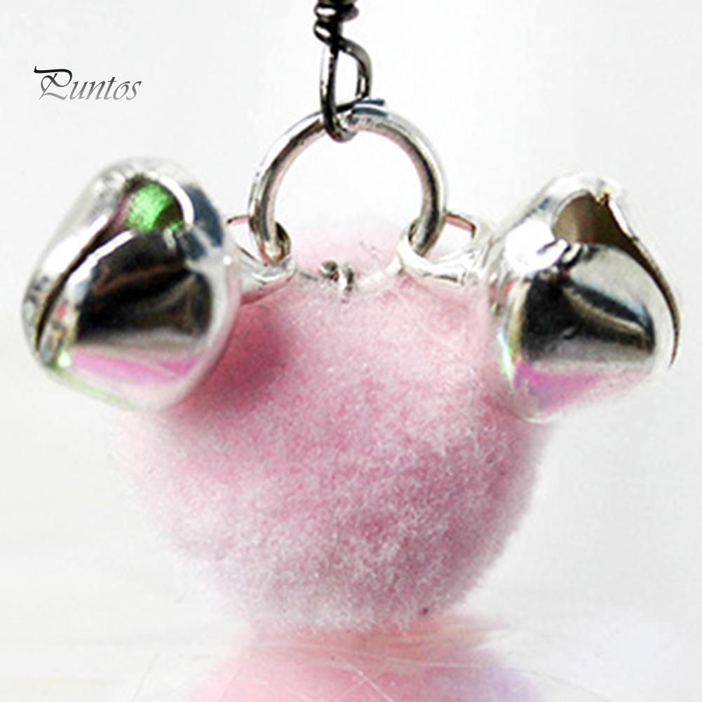 Puntos Pet Cats Kitten Bell Feather Dragonfly Shape Teaser Wand Replacement Head Toy