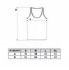 Women's Cotton Tank-Top T-shirt with Straps Classic MORAJ M white
