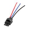 3157 3457 4157 Male Connector Adapter Wire Harness DRL Brake Turn Signal Light Plug