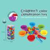Puzzle Toy Gift Matching Game Kid Rainbow Education Color Sort Animal Cognition
