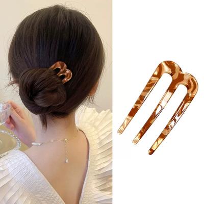 Elegante Acetaat Filigraan Haarspeld Buyao voor Meisjes Oude Chinese Haarspeld Traditionele Hanbiuk Decoratief Cosplay