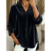 DICFY Women's Fashion Casual Autumn Winter Long Sleeve V-Neck Blouses & Shirts