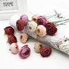 Artificial Flowers for Wedding Silk Roses Tea Bud Festival Wreaths Home Decor Table Diy Scrapbooking Background Wall Fake Plants