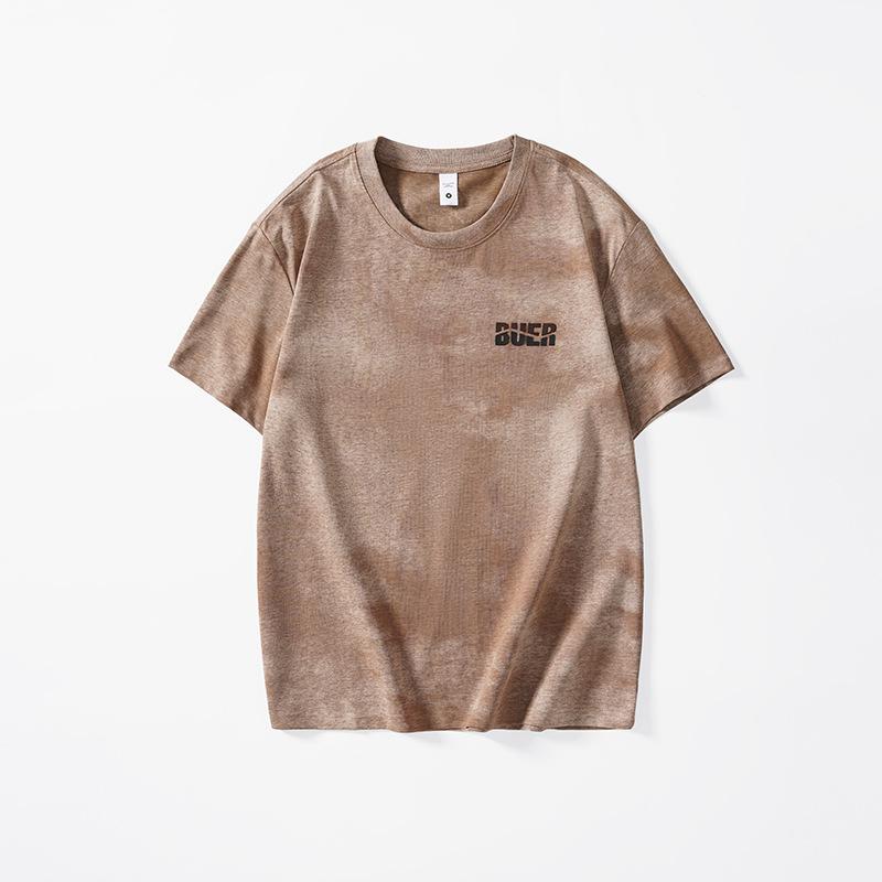 New American Retro Loose Short-sleeved T-shirt for Men In Summer