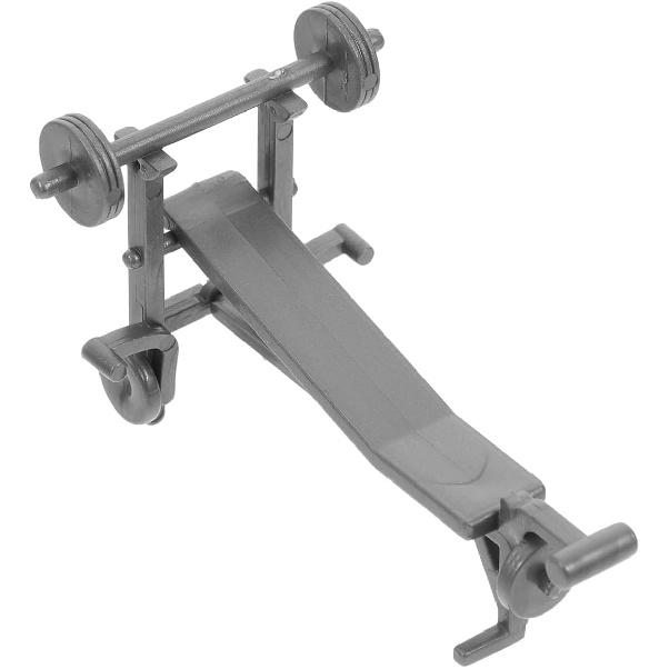 Dollhouse Gym Equipment Accessories Miniature Sport Model Mini Simulation Dollhouse Ornaments Cake Topper Mini House Landscape Decoration
