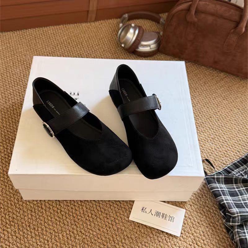 2025 Autumn Leopard Print Soft Leather Mary Janes: Comfortable, Versatile, Retro Low-Cut Shoes for Women