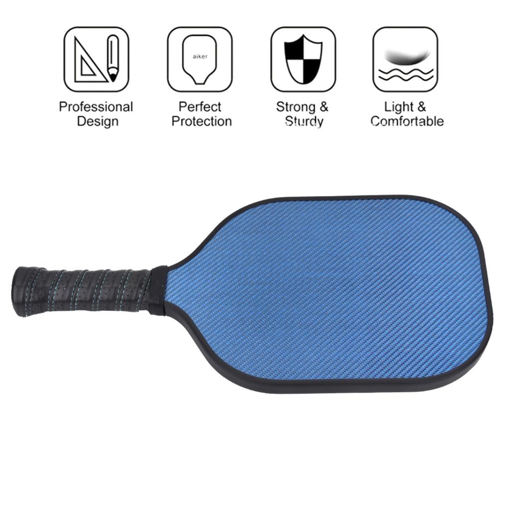 Outdoor Sport Portable PP Pickleball Paddle Racquet with Electroplating Surface