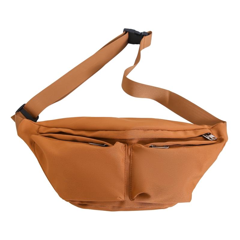 Chest Bag Men's Crossbody Bag Sports Waist Bag Women's Water-Repellent Shoulder Bag Mobile Phone Bag