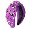 Hairband Football Decoration Headband for Women, Fashionable Fabric Wide-edge Hair Accessory