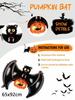 10/5/3pcs Halloween Bat Lift Pumpkin Balloon Decor Suspends Pumpkin for Spooky Effect Photo Prop Party Scene Supplies Gift
