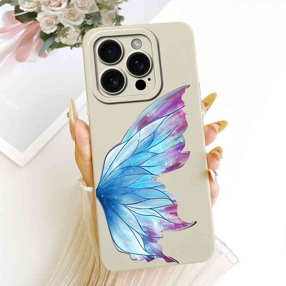 For iPhone 16 Pro 6.3" A3293 A3083 Case Cartoon Simplicity Soft Silicone Back Cover For iPhone 16 PRO A3292 A3294 Phone Cases