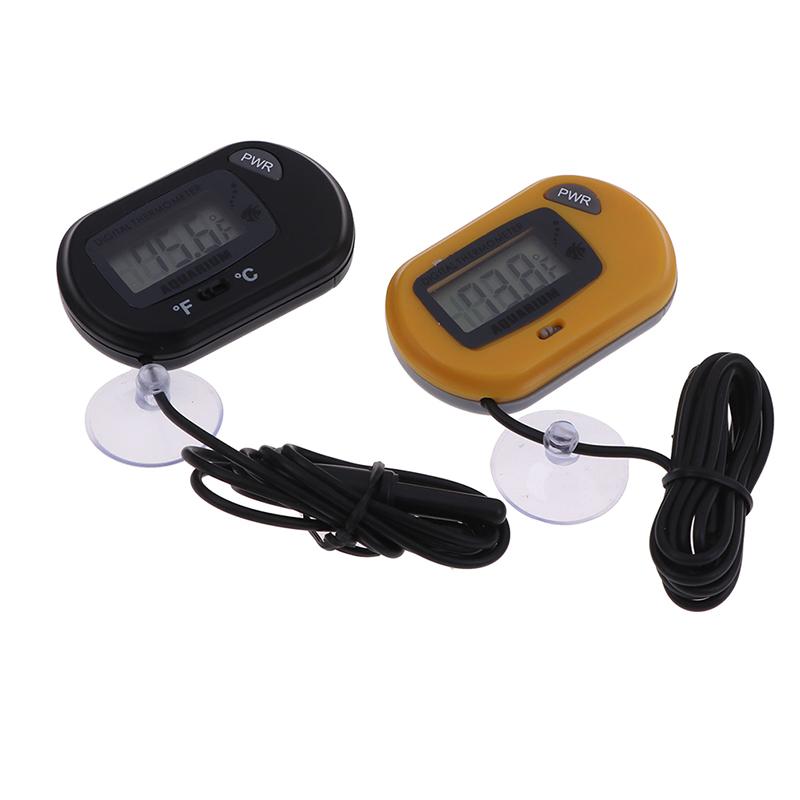 Lcd Digital Fish Tank Reptile Aquarium Water Meter Thermometer Temperature