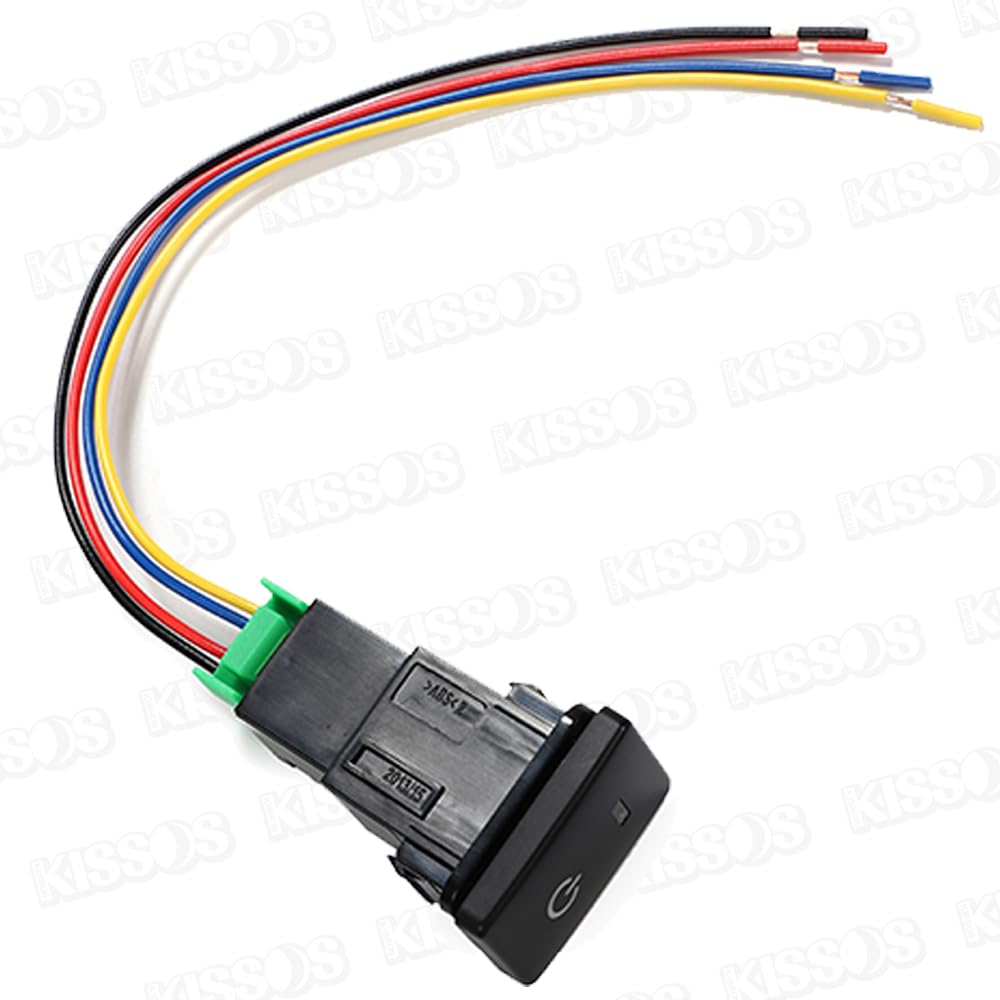 LED Positions-Druckschalter EIN AUS Typ A Leistungsmarkierung Toyota Daihatsu Suzuki Universell Kompatibles Produkt