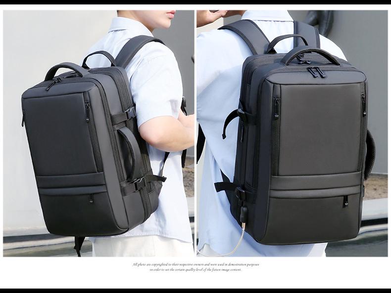 Špičkový vodotěsný batoh pro podnikání, cestování a dojíždění - Unisex módní design pro notebooky a běžné nošení