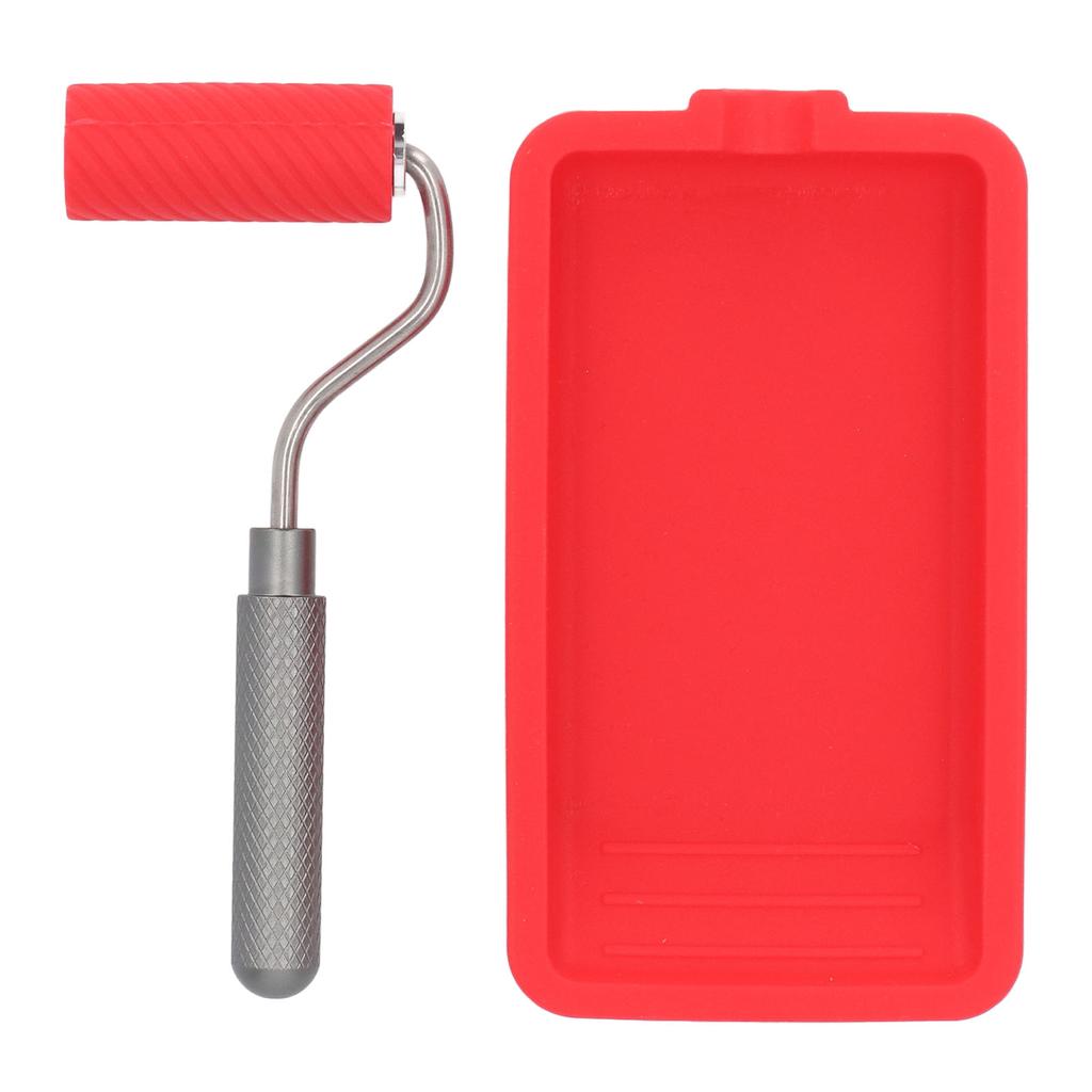 House Painting Tray Roller Brush Set Reusable Paint Tray and Roller Brush for Home Renovation